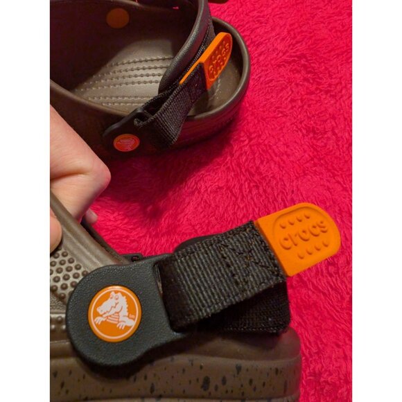 Crocs Classic Slip Resistant Work Clog Coffee Brown M6 W8 209952-21Q - Picture 3 of 8